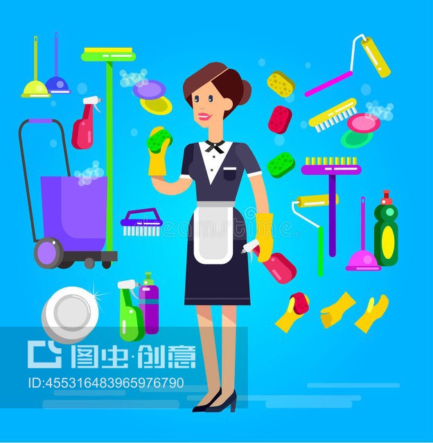 洁净空间，专业呈现——您的专属清洁服务海报设计解决方案